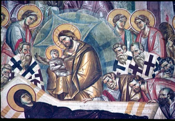 Detail of the Dormition of the Virgin
