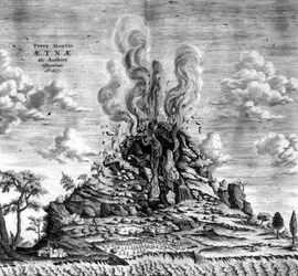 Etna in 1637 - in 