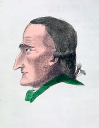 The facial characteristics of a miser