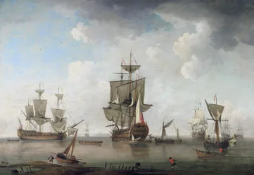 Men of War in Harbour