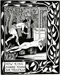 How King Marke Found Sir Tristram, illustration from 