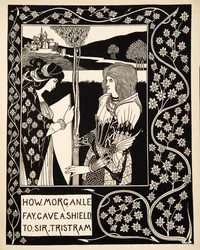 How Morgan Le Fay Gave a Shield to Sir Tristram