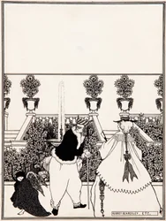 The Driving of Cupid from the Garden (preparatory drawing for the cover design of 
