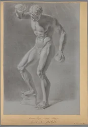 Figure Study of a Standing Man, Seen from the Front