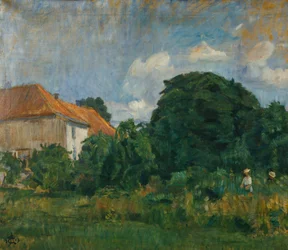 Summer Picture with House