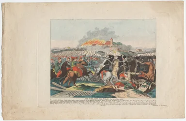 The Battle of Eckau on 19 July 1812
