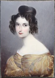 Miniature, Unknown Lady 1, Ivory
