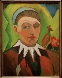 Clown, Caricatured Self-Portrait