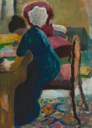 Elisabeth at the Desk. 1909/10