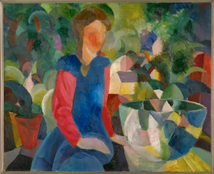 Girl with Fish Bowl