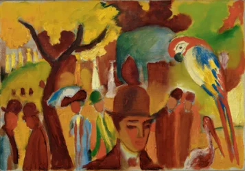 Small Zoological Garden in Brown and Yellow