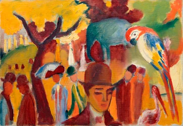 The Little Zoological Garden in Brown and Yellow