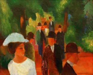 Promenade (with White Girl in Half Figure)