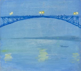 Rhine Bridge in the Evening
