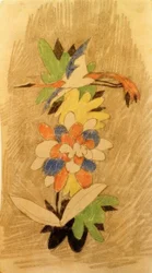 Bird in Flowers