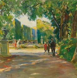 In the Park of Schönbrunn Palace