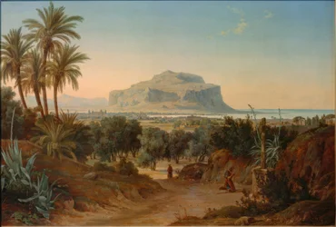 View of Palermo and Monte Pellegrino