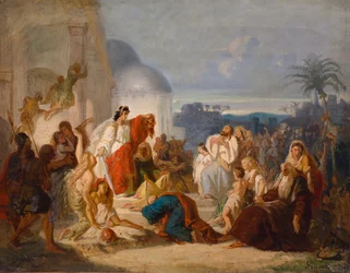 Judith Shows the Bethulians the Severed Head of Holofernes