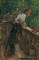 Peasant Girl on the Balcony