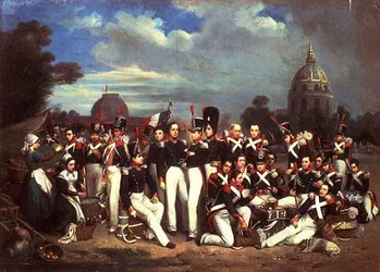 Company of the Second Legion, in the Champ de Mars