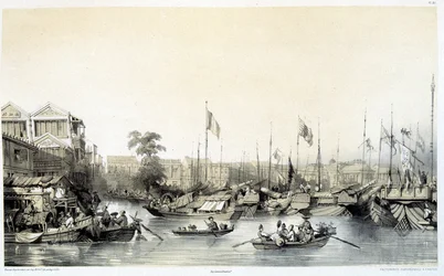European Factories in Canton (drawings and lithographs)