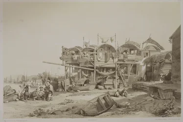 Housing for the Poor in the Inner Port of Macao, plate 13 from 