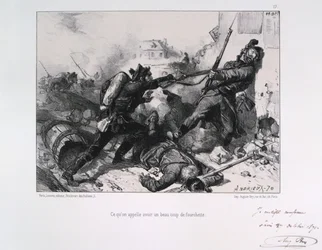 Hand-to-Hand Fighting, Siege of Paris, Franco-Prussian War, 1870-1871