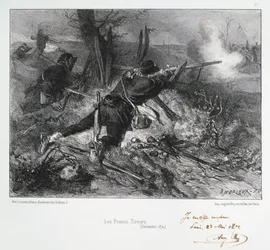 Les Francs-Tireurs, Siege of Paris, Franco-Prussian War, December 1870