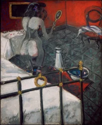 Nude with Copper Bed