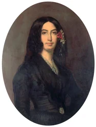 George Sand, French Novelist and Early Feminist, c1845
