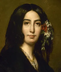 Portrait of George Sand, c. 1837
