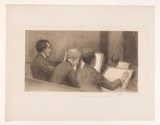 Lesson in the Drawing School