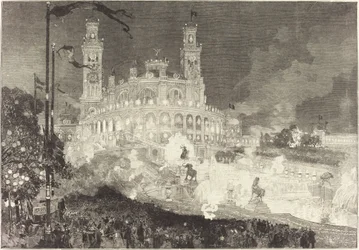 14th July. Illumination of the Trocadéro Palace