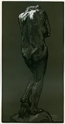 A Woodcut After a Statue by Rodin, 1898