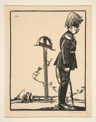 The Austrian Kaiser, from The War of 1914, first series, no. 1