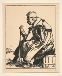 The King of Serbia, from The War of 1914, first series, no.4
