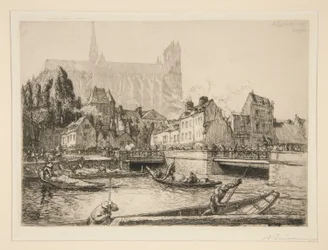Vegetable Market at Amiens