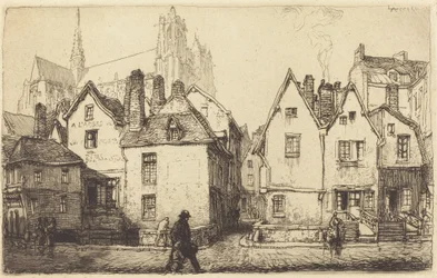 Old Houses at Amiens