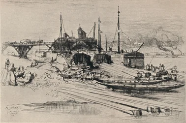 Public Waste Dump, Quai de la Gare, 1915