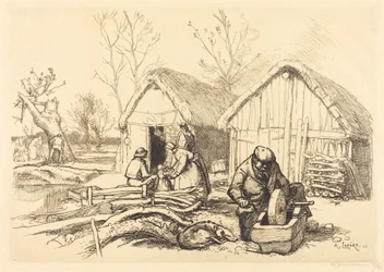 The House of the Woodcutter, Vendee, 1915