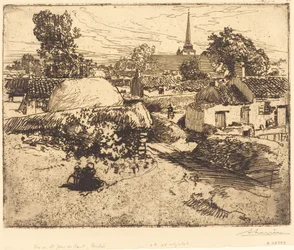 View of St.-Jean-de-Mont, Vendee