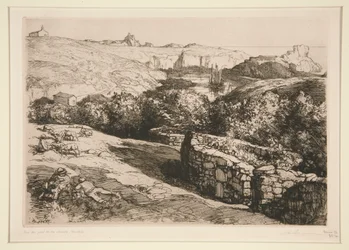 View of the Port of La Meule (Ile d