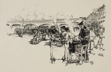 Landing Stage of the Boat Omnibus