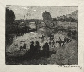 The Watering Place of Pont Marie