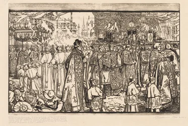 The Procession of the Feast of Corpus Christi in Nantes