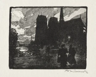 Notre Dame, in the Evening