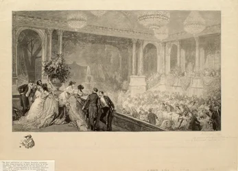 Party given at the Tuileries for the 1867 Exhibition