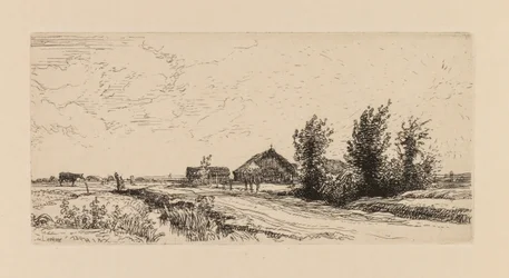 Auguste Lepère: The Little Cowherd