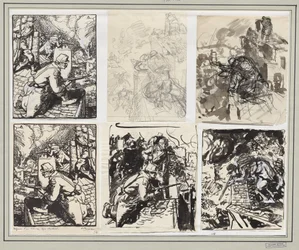 Defense of a Village after Charleroi