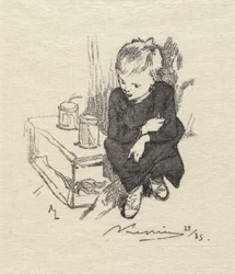 Fontainebleau Forest: The Boy with the Slowworm